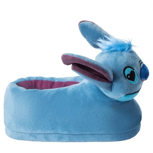 Blue Character Plush Slippers - Picture 4 of 5